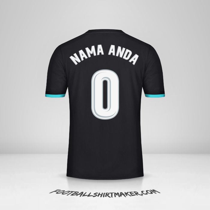 Jersey Real Madrid CF 2017/18 II -  nama anda - 0