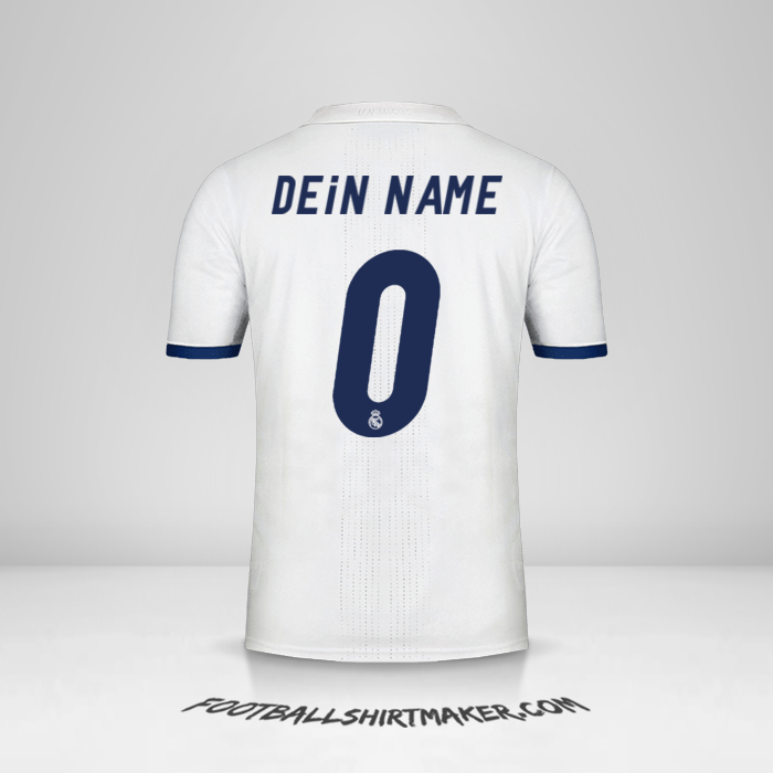 Trikot Real Madrid CF 2016/17 -  dein name - 0