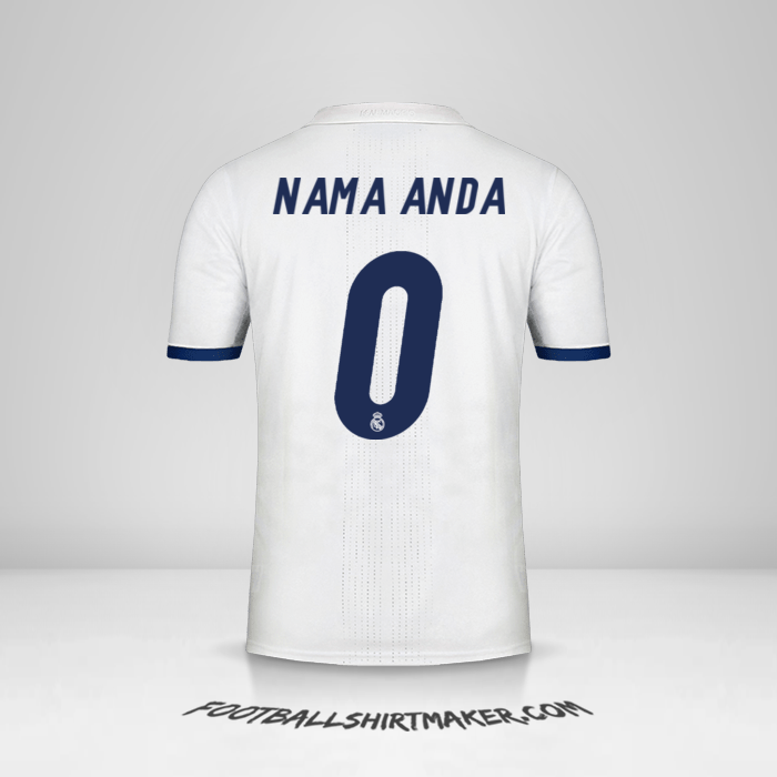 Jersey Real Madrid CF 2016/17 -  nama anda - 0