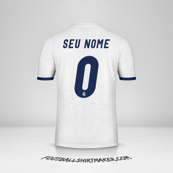 Camisa Real Madrid CF 2016/17 -  seu nome - 0