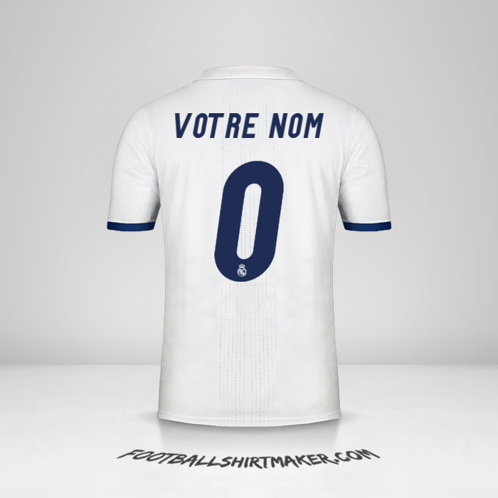 Maillot Real Madrid CF 2016/17 -  votre nom - 0