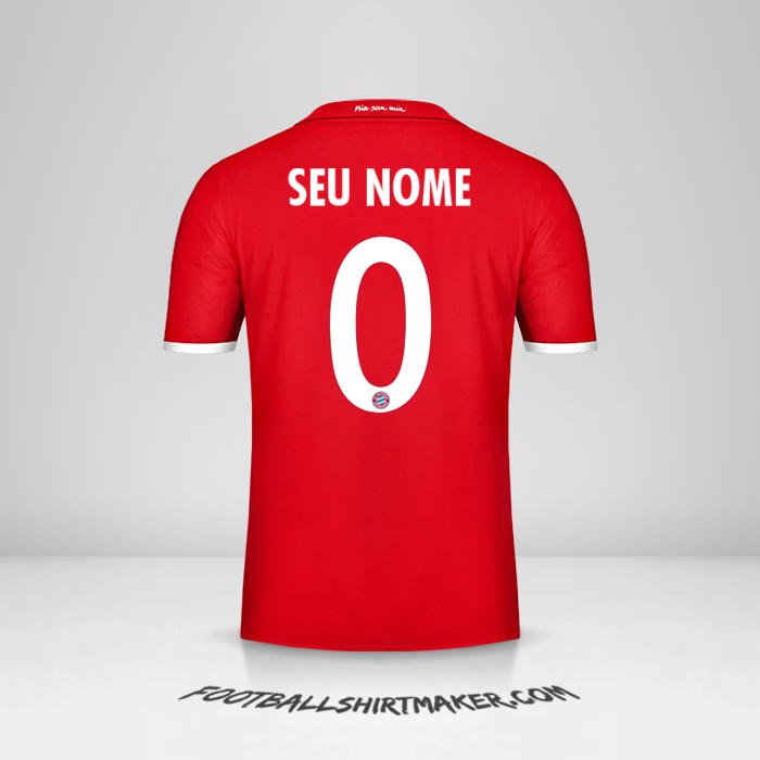 Camisa FC Bayern Munchen 2016/17 Cup -  seu nome - 0