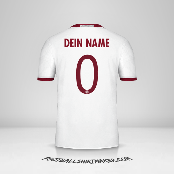 Trikot FC Bayern Munchen 2016/17 Cup III -  dein name - 0