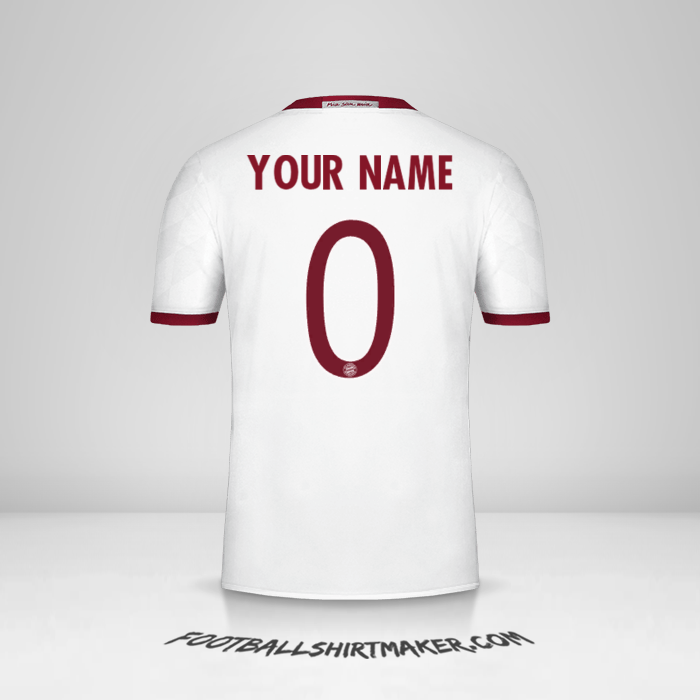 Shirt FC Bayern Munchen 2016/17 Cup III -  your name - 0