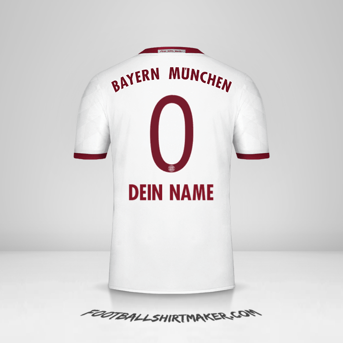 Trikot FC Bayern Munchen 2016/17 III -  dein name - 0