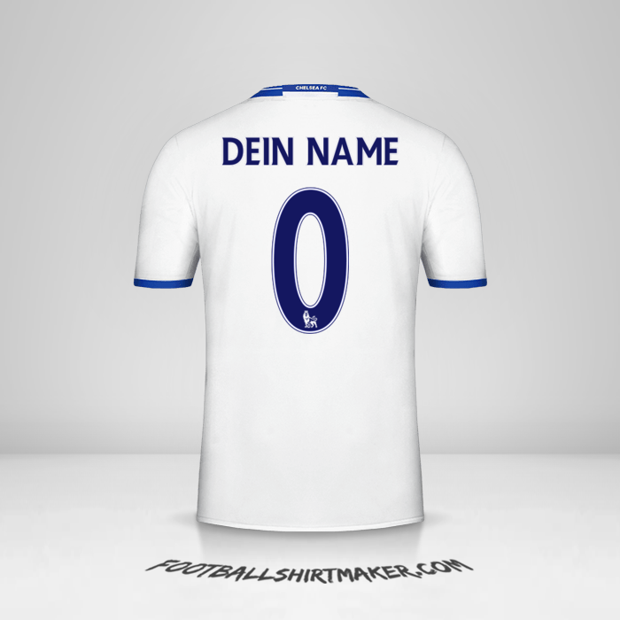 Trikot Chelsea 2016/17 III -  dein name - 0