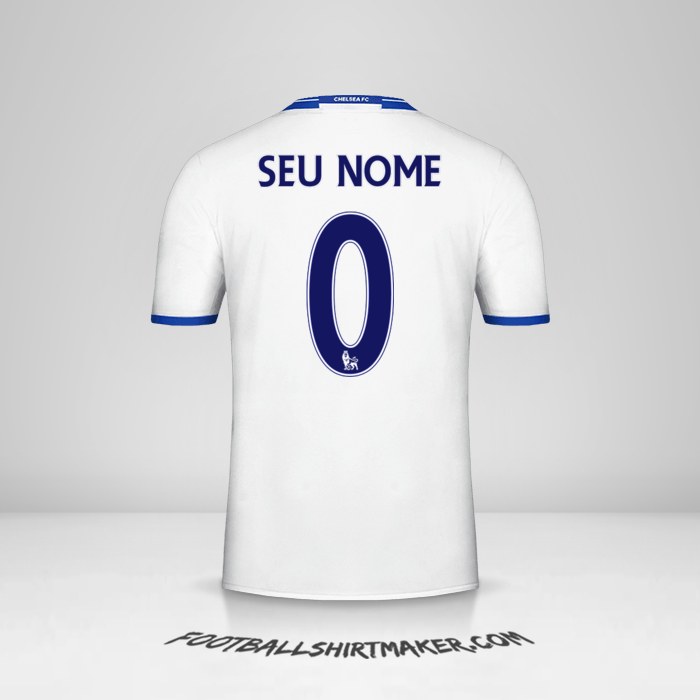 Camisa Chelsea 2016/17 III -  seu nome - 0