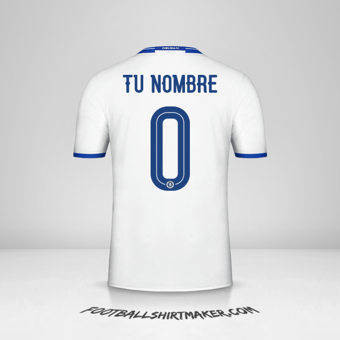 Jersey Chelsea 2016/17 Cup III -  tu nombre - 0