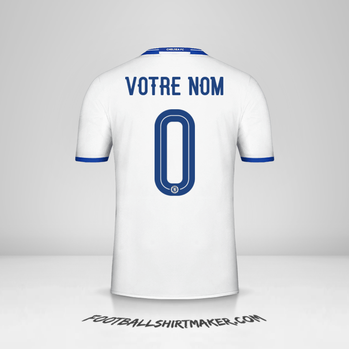 Maillot Chelsea 2016/17 Cup III -  votre nom - 0