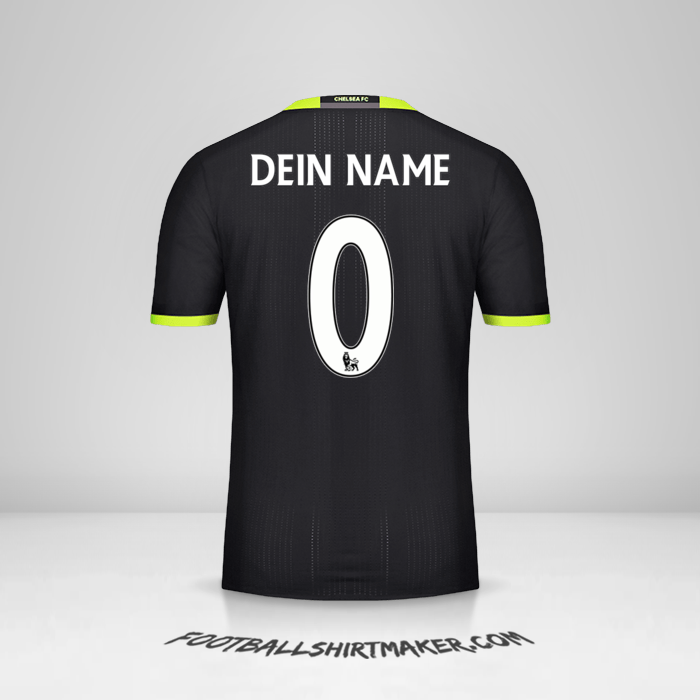 Trikot Chelsea 2016/17 II -  dein name - 0