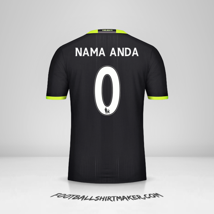 Jersey Chelsea 2016/17 II -  nama anda - 0