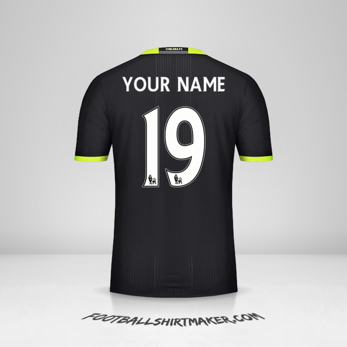 Chelsea 2016/17 II jersey number 19 your name