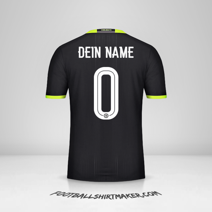 Trikot Chelsea 2016/17 Cup II -  dein name - 0