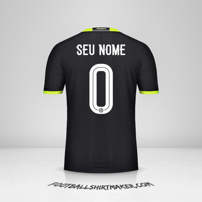 Camisa Chelsea 2016/17 Cup II -  seu nome - 0