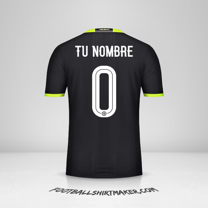 Camiseta Chelsea 2016/17 Cup II -  tu nombre - 0