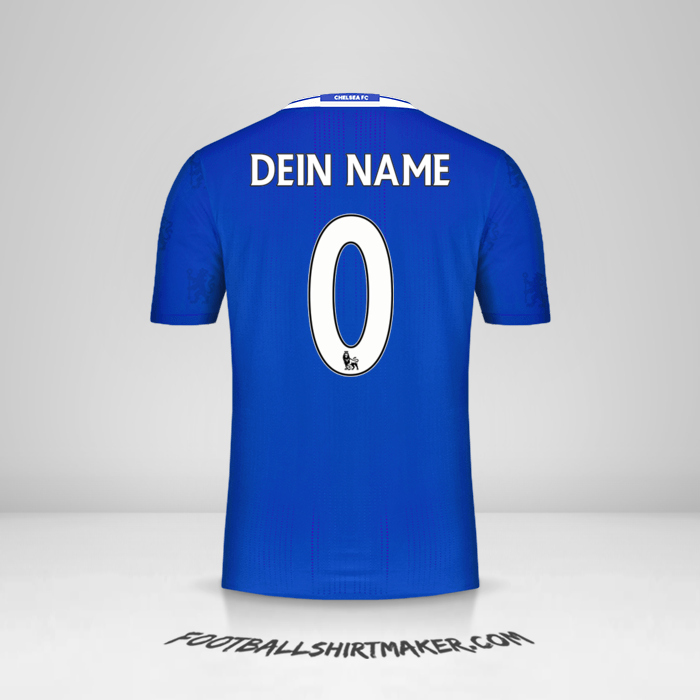 Trikot Chelsea 2016/17 -  dein name - 0