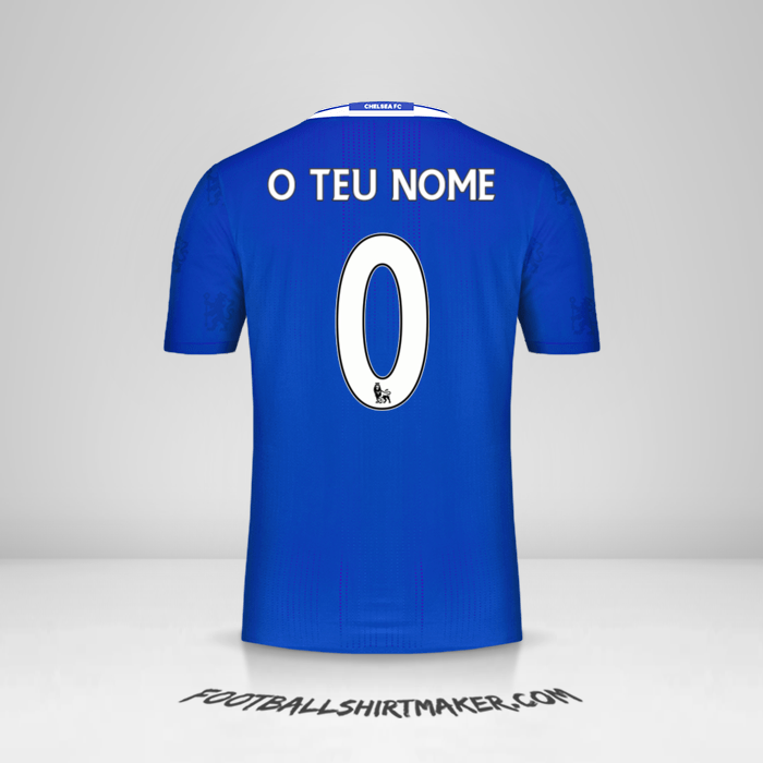 Camisola Chelsea 2016/17 -  o teu nome - 0