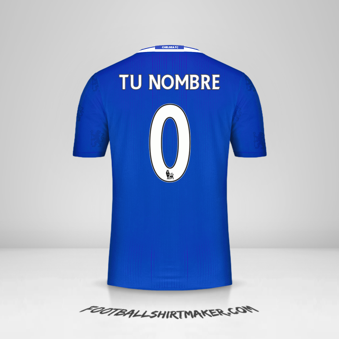 Camiseta Chelsea 2016/17 -  tu nombre - 0