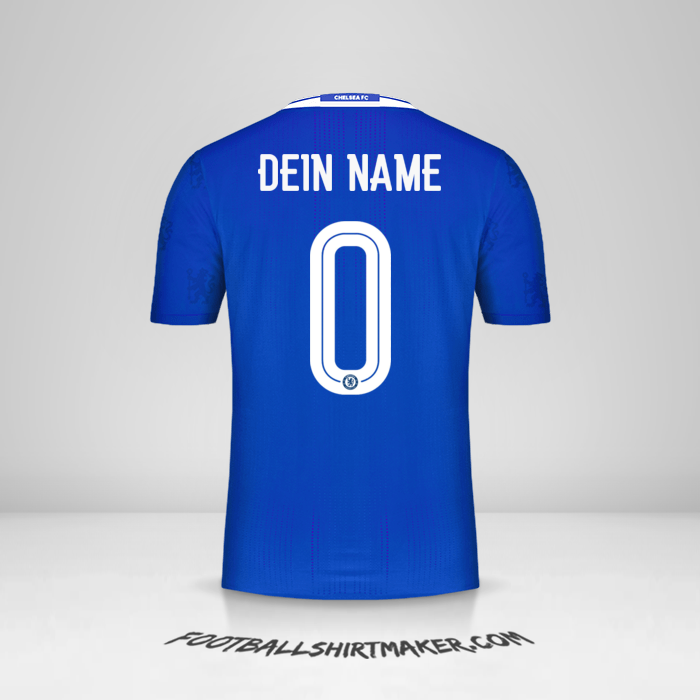 Trikot Chelsea 2016/17 Cup -  dein name - 0