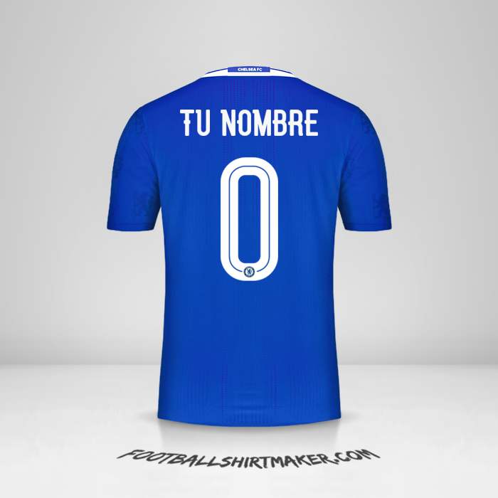 Jersey Chelsea 2016/17 Cup -  tu nombre - 0