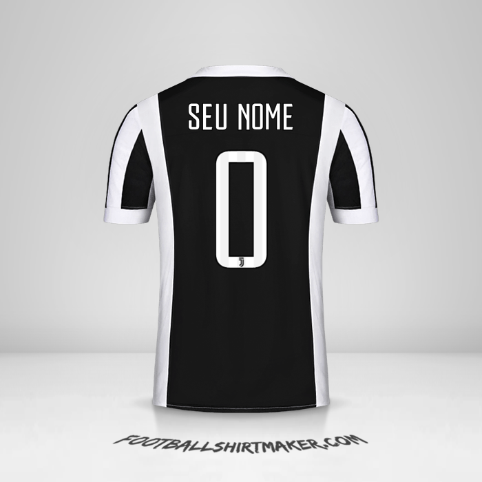 Camisa Juventus FC 2017/18 -  seu nome - 0