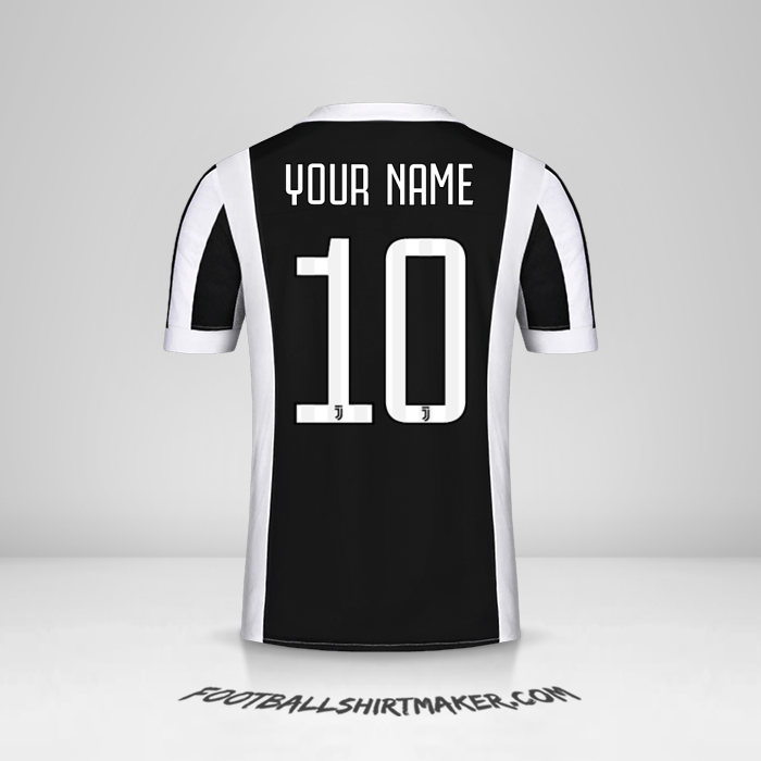 Juventus FC 2017/18 shirt number 10 your name