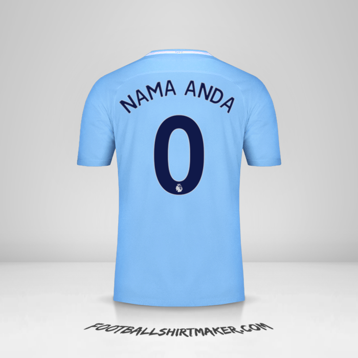 Jersey Manchester City 2017/18 -  nama anda - 0