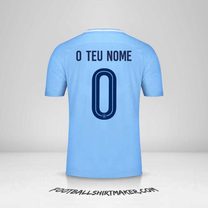 Camisola Manchester City 2017/18 Cup -  o teu nome - 0