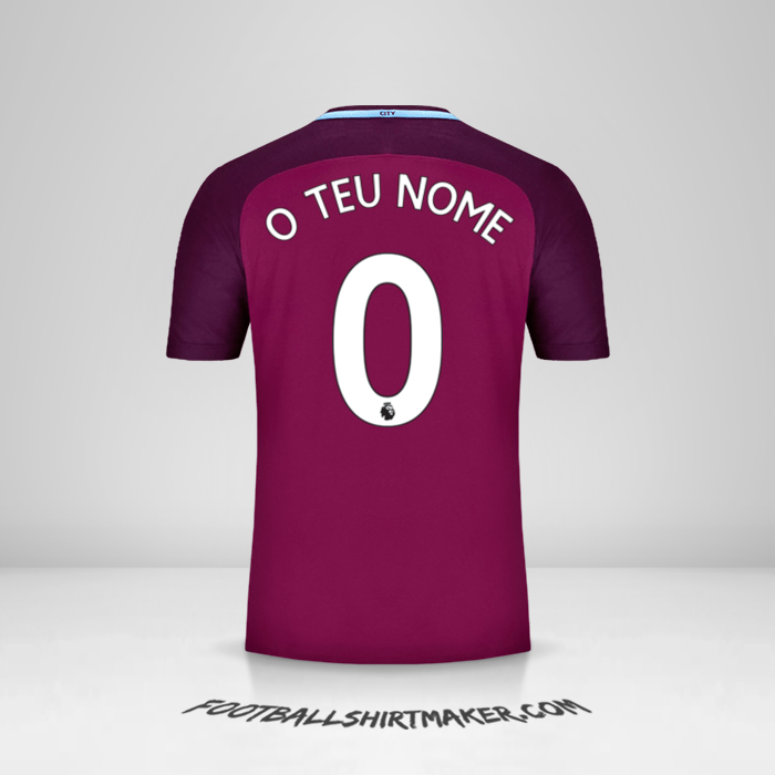 Camisola Manchester City 2017/18 II -  o teu nome - 0