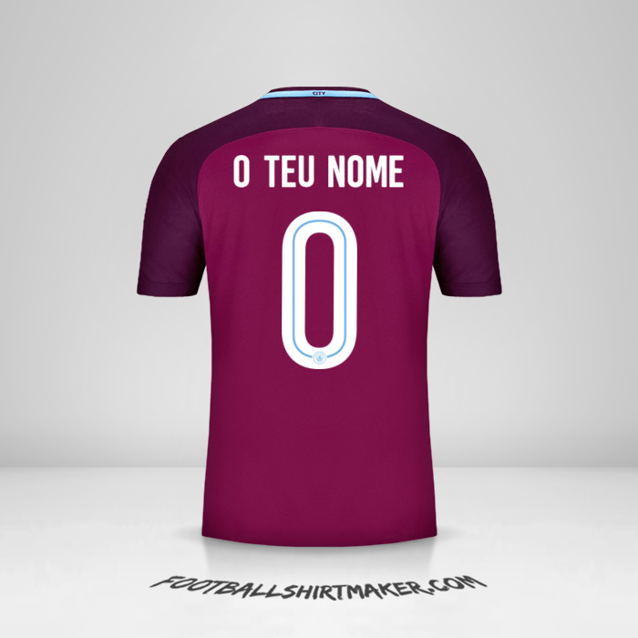 Camisola Manchester City 2017/18 Cup II -  o teu nome - 0