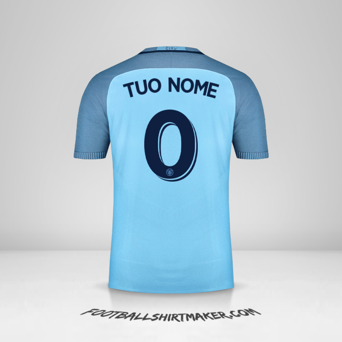 Maglia Manchester City 2016/17 Cup -  tuo nome - 0