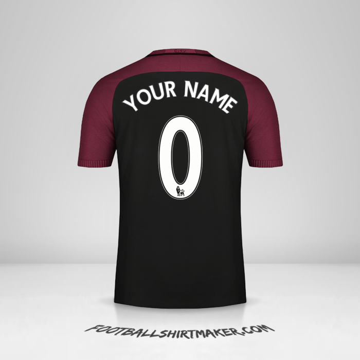 Jersey Manchester City 2016/17 II -  your name - 0