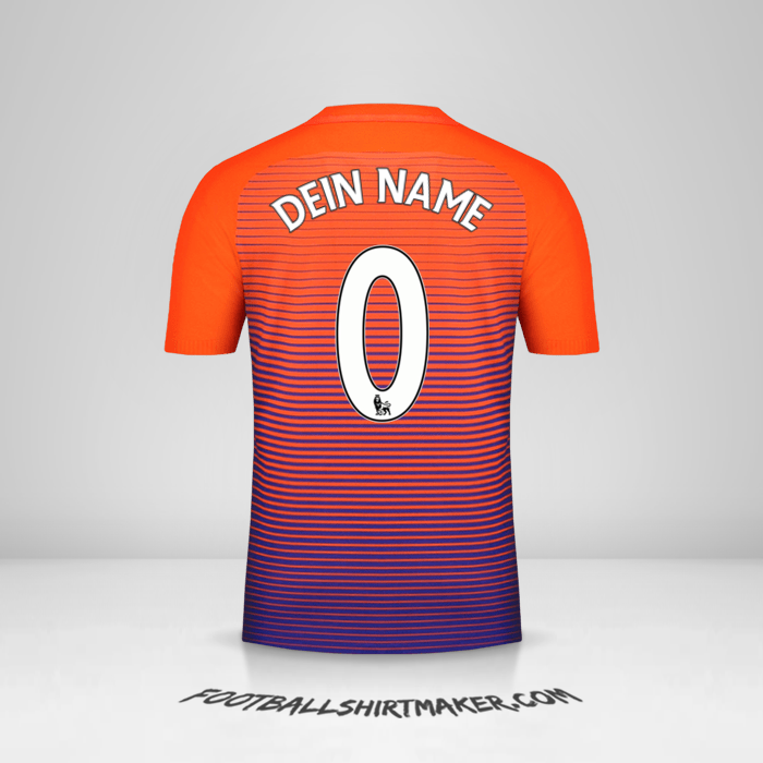 Trikot Manchester City 2016/17 III -  dein name - 0