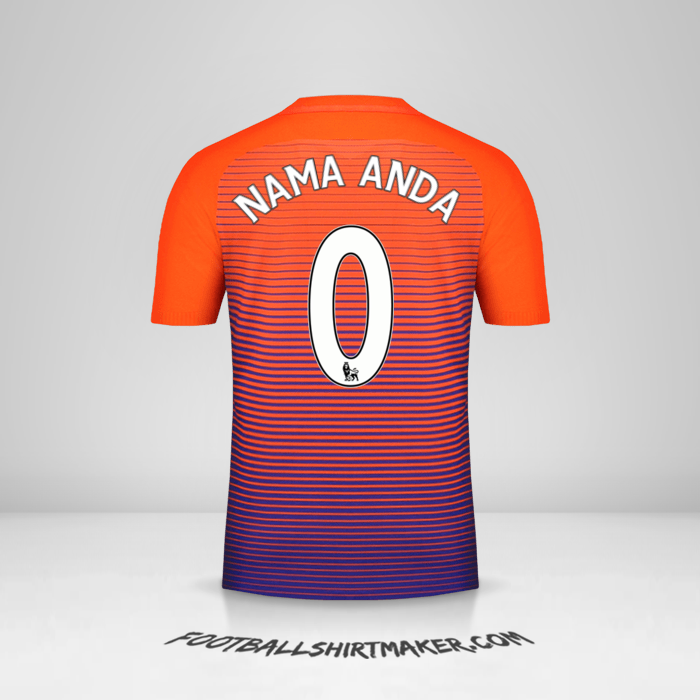 Jersey Manchester City 2016/17 III -  nama anda - 0