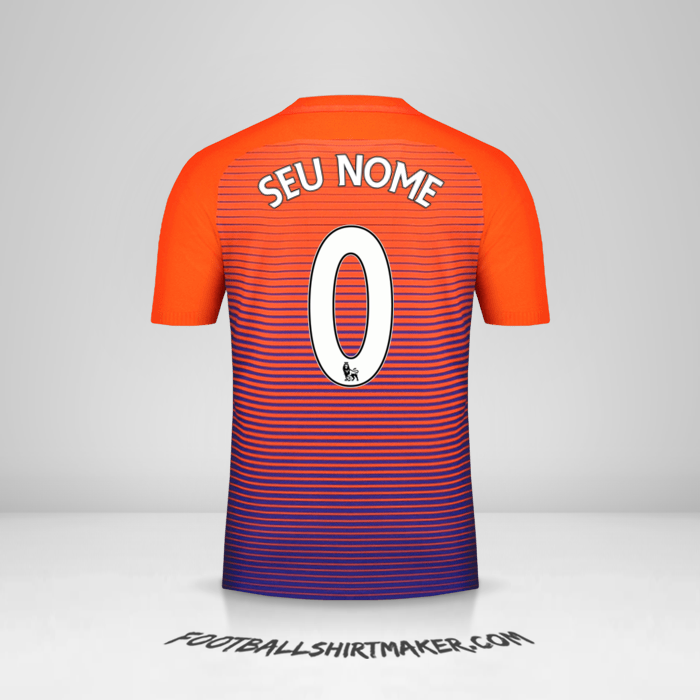 Camisa Manchester City 2016/17 III -  seu nome - 0