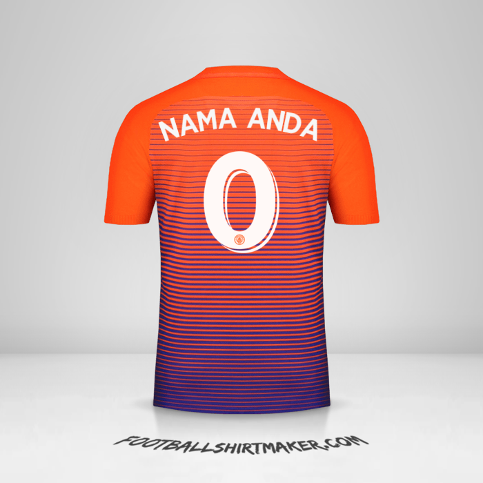 Jersey Manchester City 2016/17 Cup III -  nama anda - 0