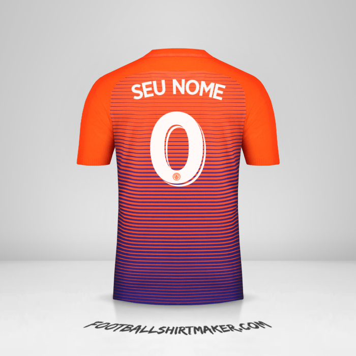 Camisa Manchester City 2016/17 Cup III -  seu nome - 0