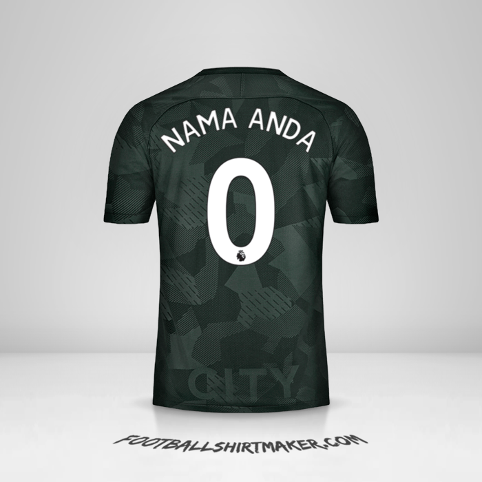 Jersey Manchester City 2017/18 III -  nama anda - 0