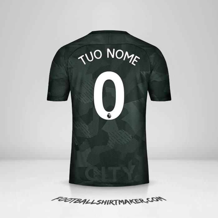 Maglia Manchester City 2017/18 III -  tuo nome - 0
