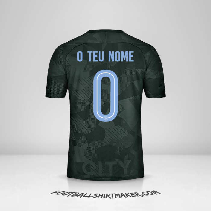 Camisola Manchester City 2017/18 Cup III -  o teu nome - 0