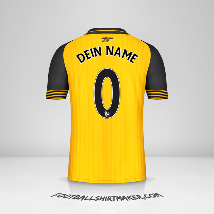 Trikot Arsenal 2016/17 II -  dein name - 0