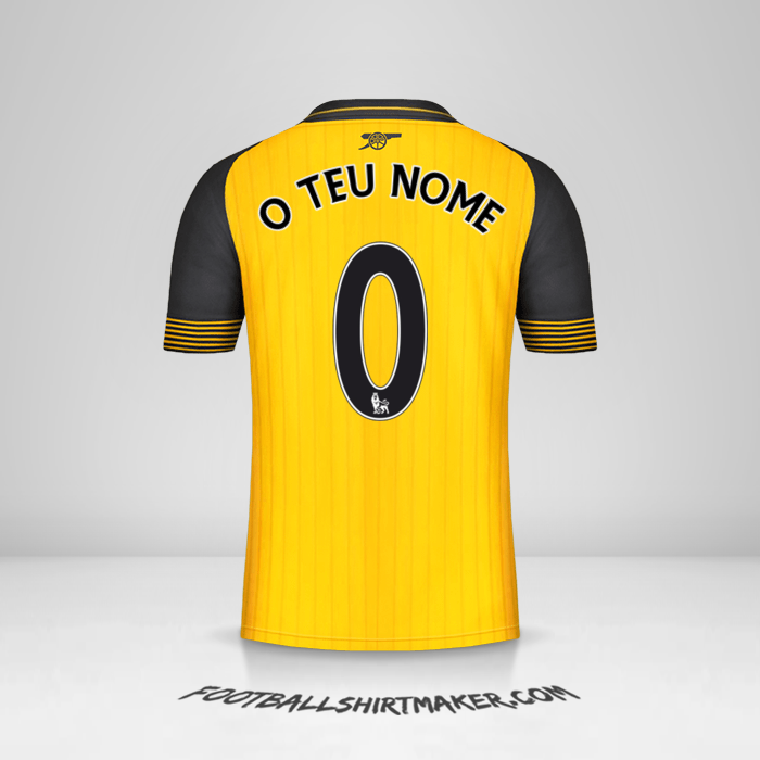 Camisola Arsenal 2016/17 II -  o teu nome - 0