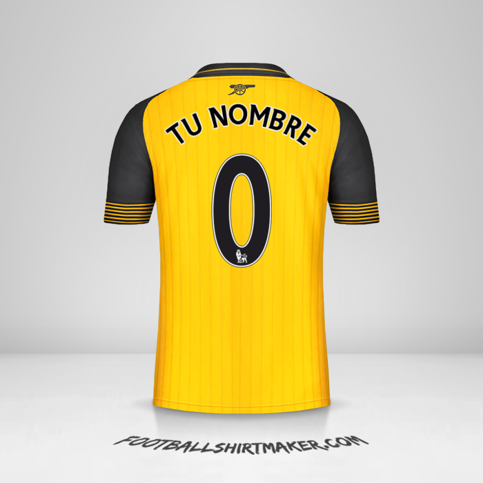 Camiseta Arsenal 2016/17 II -  tu nombre - 0