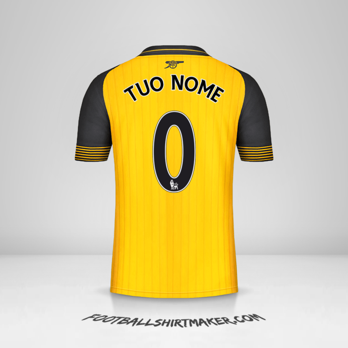 Maglia Arsenal 2016/17 II -  tuo nome - 0