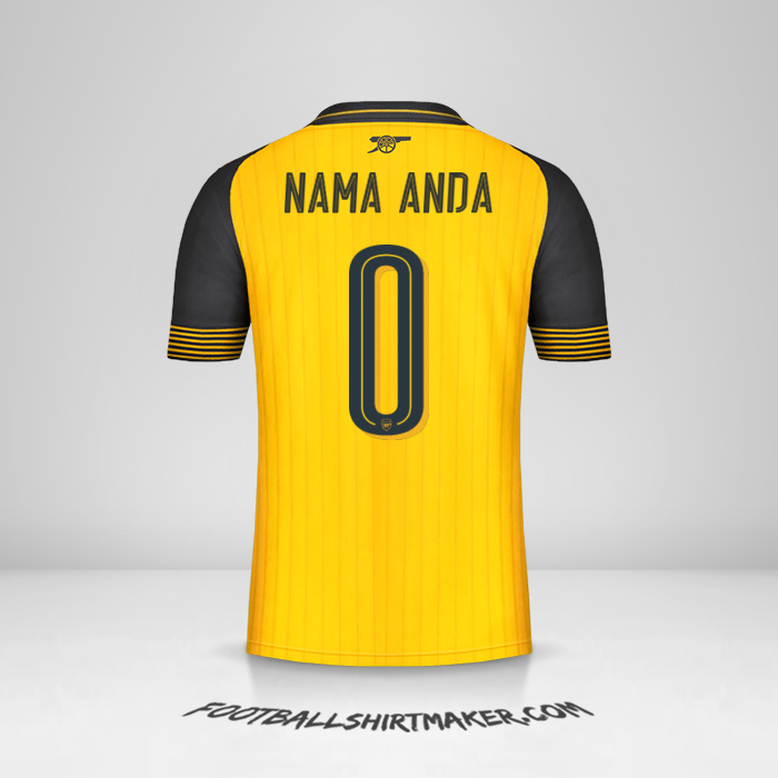 Jersey Arsenal 2016/17 Cup II -  nama anda - 0