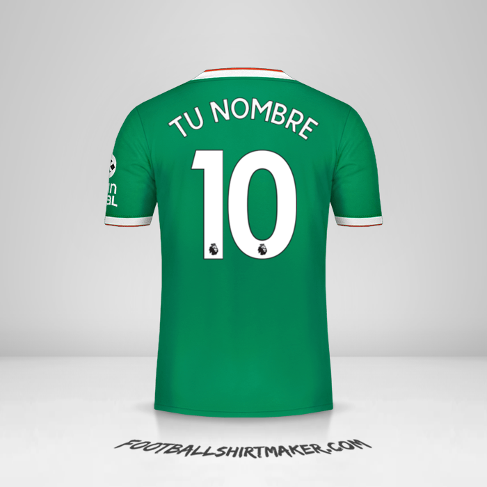 Camiseta Wolverhampton Wanderers 2019/20 III número 10 tu nombre