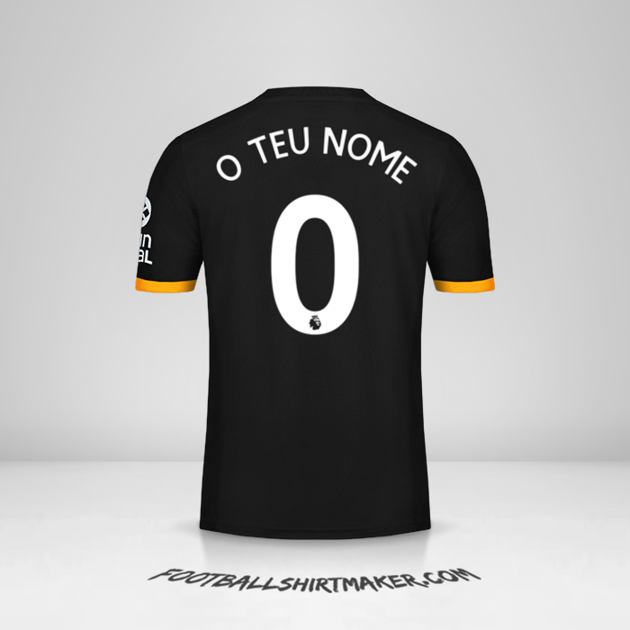 Camisola Wolverhampton Wanderers 2019/20 II -  o teu nome - 0