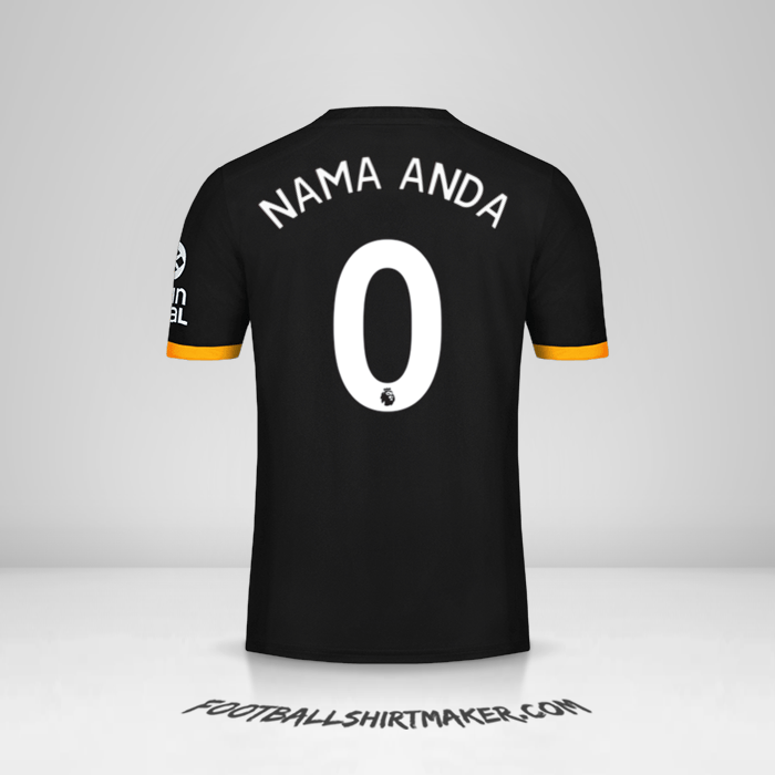 Jersey Wolverhampton Wanderers 2019/20 II -  nama anda - 0