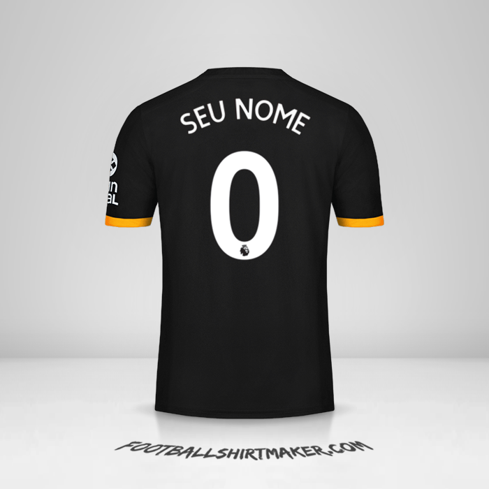 Camisa Wolverhampton Wanderers 2019/20 II -  seu nome - 0