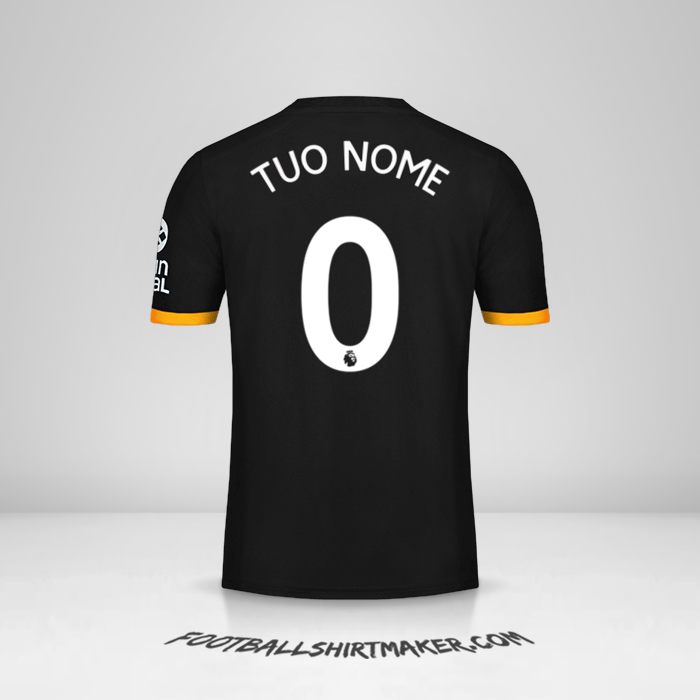 Maglia Wolverhampton Wanderers 2019/20 II -  tuo nome - 0